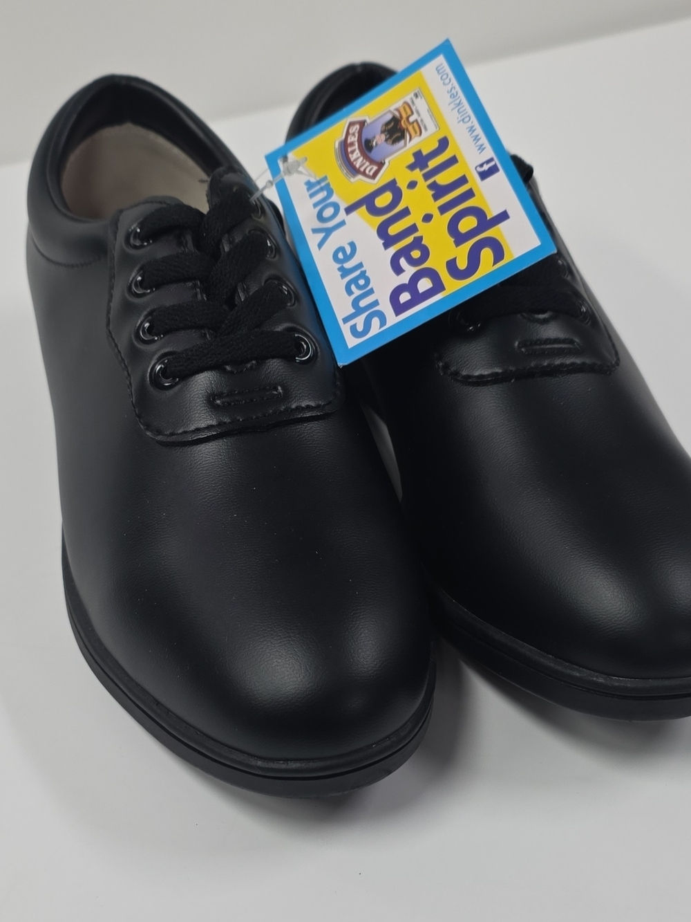 Black Lace-Up School Dress Shoes for Men - Branded Style